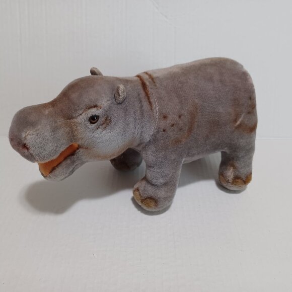 Vintage Mary Meyer Stuffed Animal Kangaroo Lion Hippo Rhino Vermont Toys - Picture 2 of 9